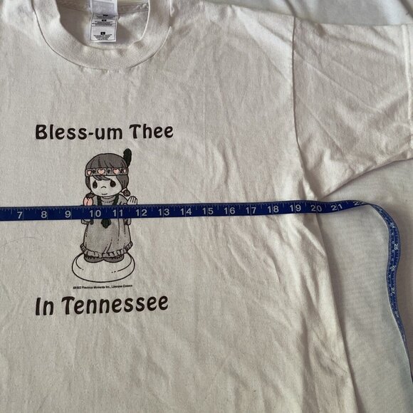 Vintage Precious Moments Bless-Um Tennessee 90's T-Shirt Sz L 50/50 Blend Rare - Picture 5 of 12